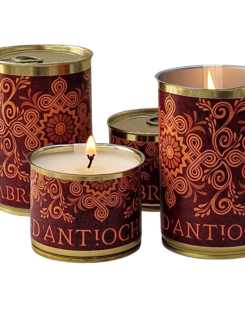 Bougie en boîte de conserve gold, Ambre d'Antioche