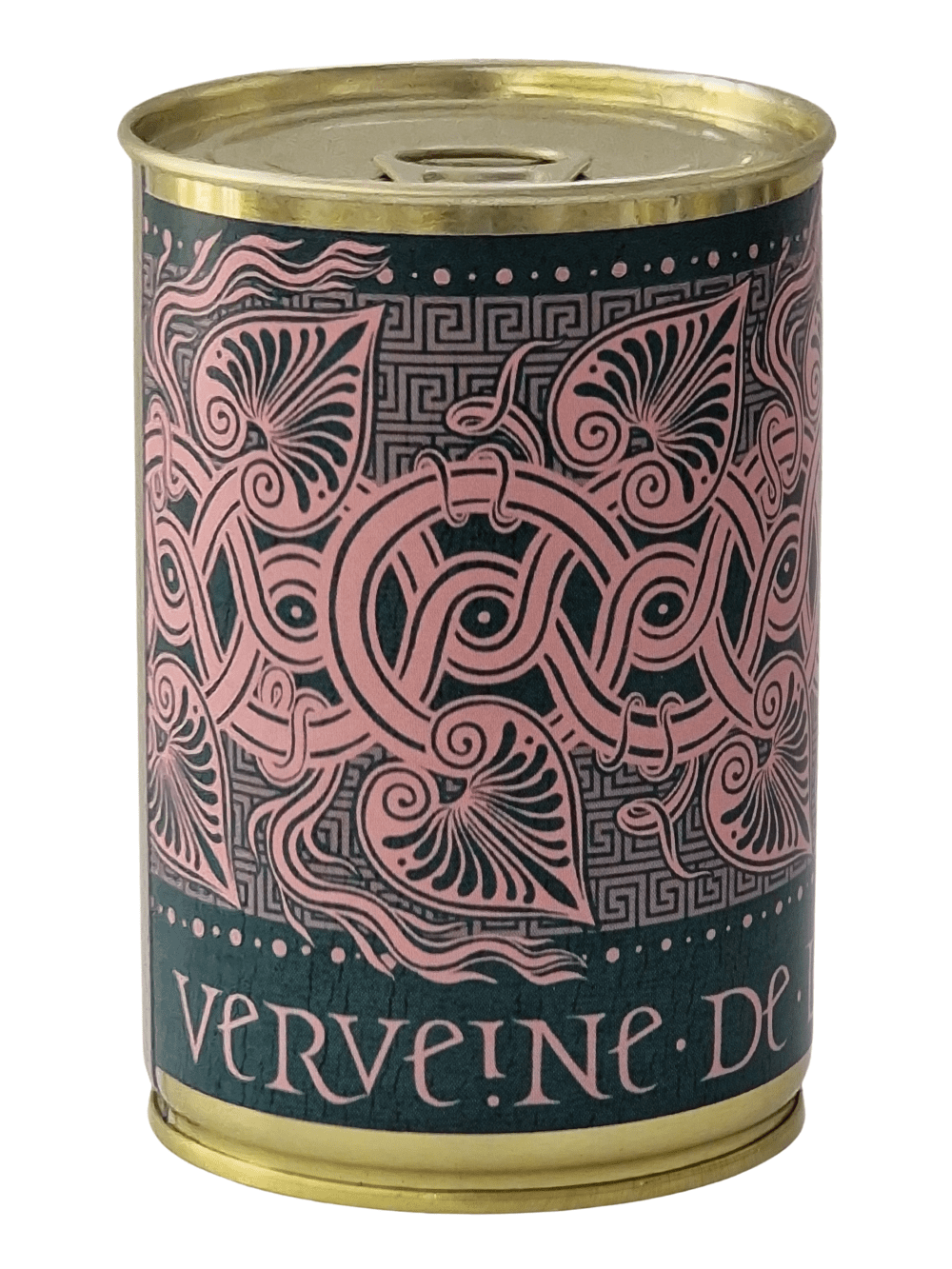 Bougie en boite de conserve, jeudi bougies, senteur Verveine citron, verveine de Lioux