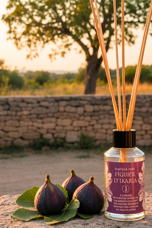 capilla à la figue d'Ikaria parfum d'ambiance, diffusion avec des bâtonnets