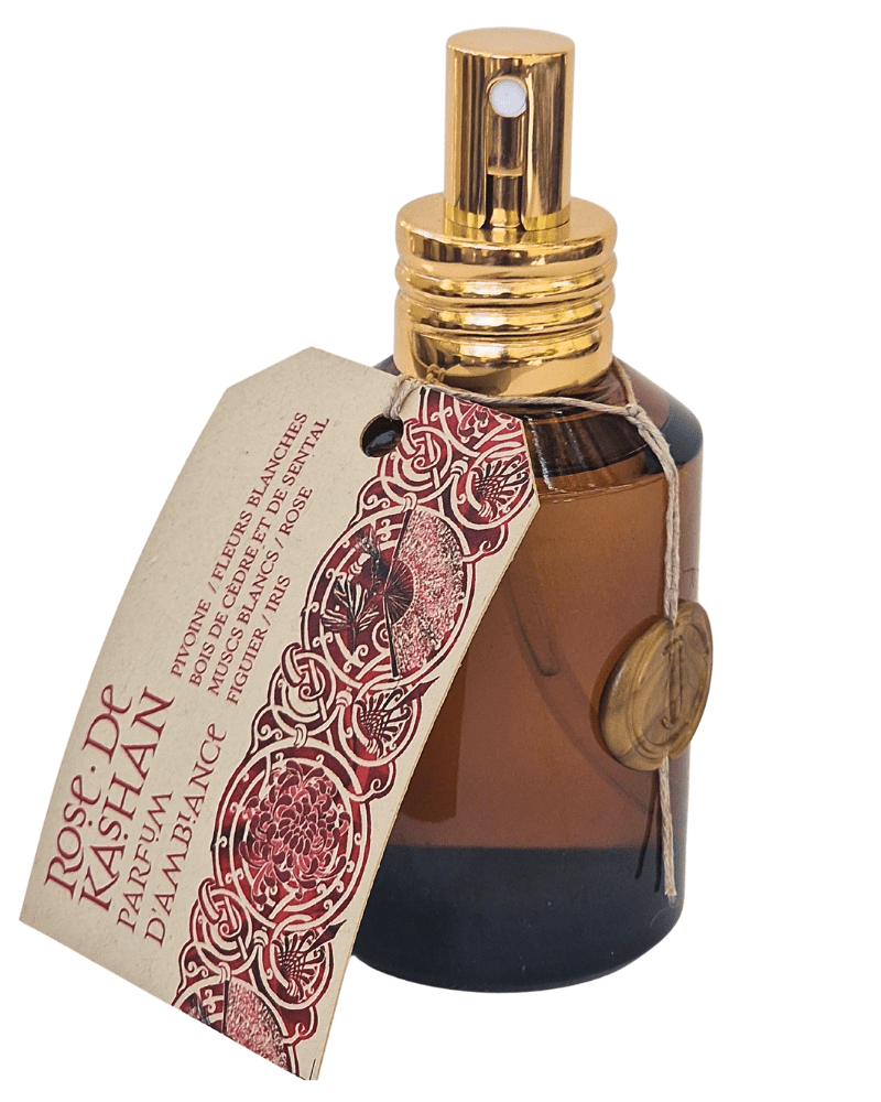 Spray 100ml parfum d'ambiance Rose de Kashan chez Jeudi